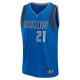 Men's Dallas Mavericks Daniel Gafford Fanatics Blue Fast Break Player Jersey - Icon Edition