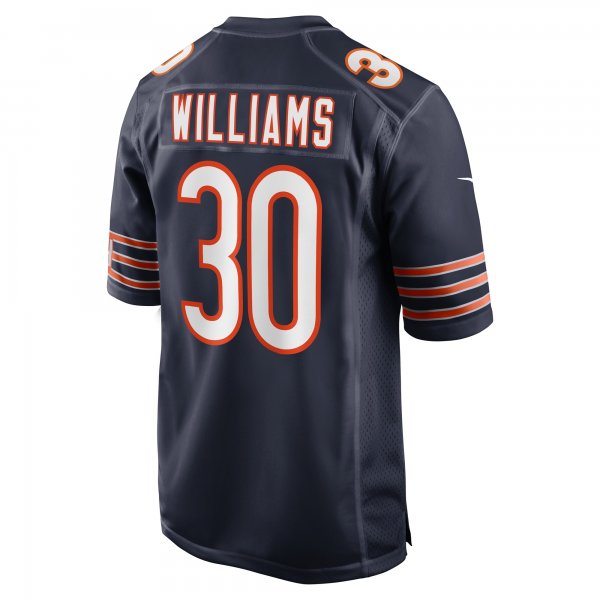 Men's Chicago Bears Joejuan Williams Nike  Navy  Game Jersey