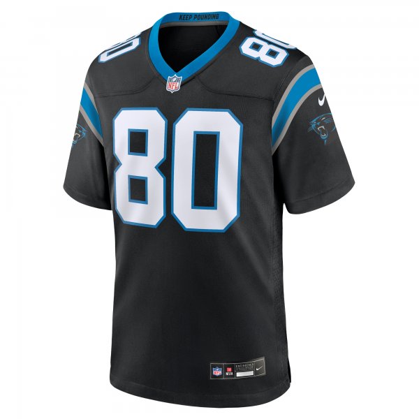 Men's Carolina Panthers Ian Thomas Nike Black Team Game Jersey