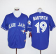 Toronto Blue Jays #19 Jose Bautista Blue Alternate Cool Base 2012 Stitched MLB Jersey