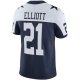 Men's Dallas Cowboys Ezekiel Elliott Nike Navy Alternate Vapor Limited Jersey