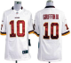 Nike Washington Redskins #10 Robert Griffin III White Men's Stitched NFL Game Jersey