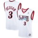 Men's Philadelphia 76ers Allen Iverson Mitchell & Ness White Hardwood Classics Swingman Jersey