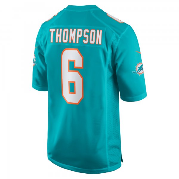 Men's Miami Dolphins Skylar Thompson Nike  Aqua Team Game Jersey