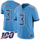 Tennessee Titans #31 Kevin Byard Light Blue Alternate Men's Stitched NFL 100th Season Vapor Limited Jersey