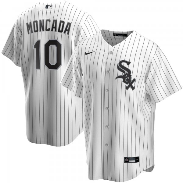 Youth Chicago White Sox Yoan Moncada Nike White Alternate Replica Player Jersey