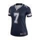 Women's Dallas Cowboys Trevon Diggs Nike Navy Legend Jersey