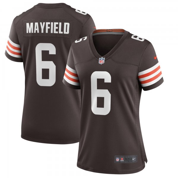 Women's Cleveland Browns Baker Mayfield Nike Brown Game Player Jersey