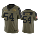 Tampa Bay Buccaneers Lavonte David Olive 2021 Salute To Service Men's Limited NFL Jersey