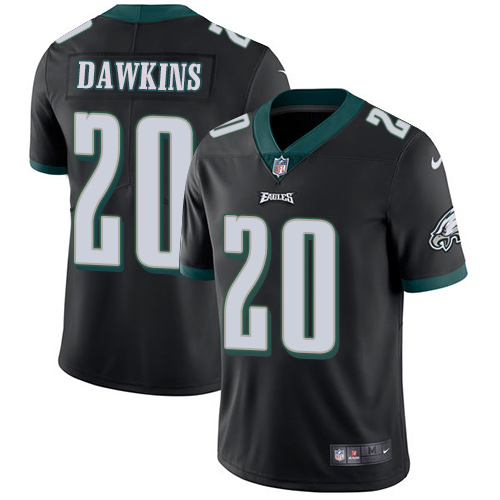 Nike Philadelphia Eagles #20 Brian Dawkins Black Alternate Youth Stitched NFL Vapor Untouchable Limited Jersey