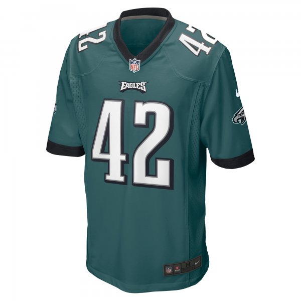 Men's Philadelphia Eagles Kindle Vildor Nike Midnight Green  Game Jersey