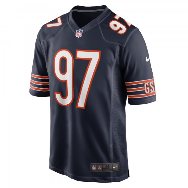 Men's Chicago Bears Andrew Billings Nike Navy Game Jersey