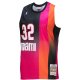 Men's Miami Heat Shaquille O'Neal Mitchell & Ness Pink/Black 2005/06 Hardwood Classics Fadeaway Swingman Player Jersey