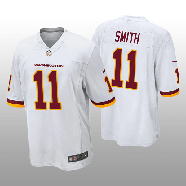 Men's Washington Football Team #11 Alex Smith White Jersey