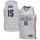 Nikola Jokic #15 Denver Nuggets Nike Youth 2024/25 Swingman City Edition White Player Jersey