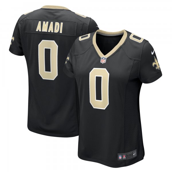 Women's New Orleans Saints Ugo Amadi Nike  Black Team Game Jersey