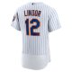 Men's New York Mets Francisco Lindor Nike White Home Player Jersey