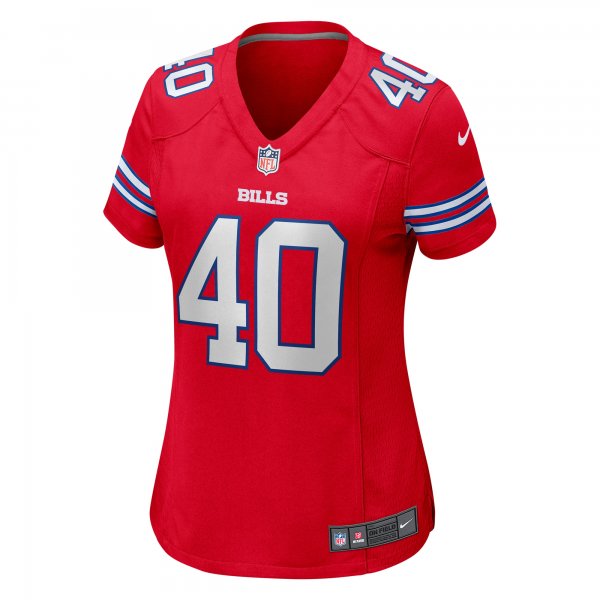 Women's Buffalo Bills Von Miller Nike Red Player Jersey