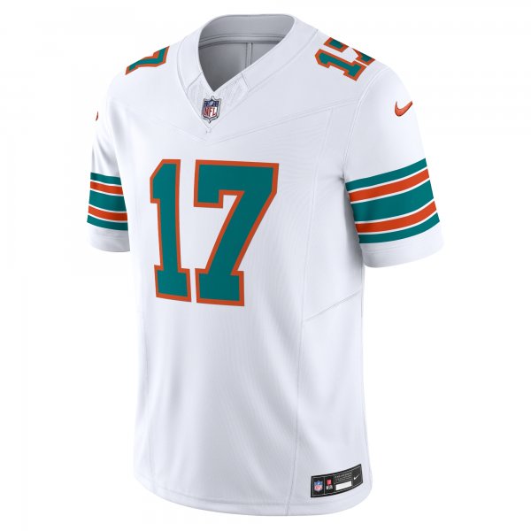 Men's Miami Dolphins Jaylen Waddle Nike White Vapor F.U.S.E. Limited Jersey