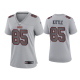 Women's San Francisco 49ers George Kittle Gray Atmosphere Fashion Game Jersey