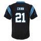 Youth Carolina Panthers Jeremy Chinn Nike Black Game Jersey