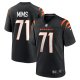 Men's Cincinnati Bengals Amarius Mims Nike Black 2024 NFL Draft First Round Pick Player Game Jersey