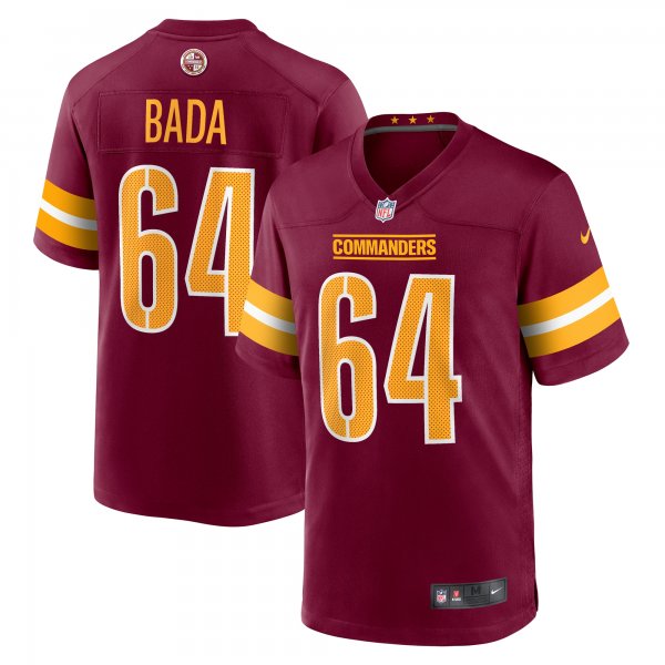 Men's Washington Commanders David Bada Nike  Burgundy  Game Jersey