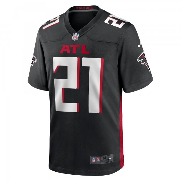 Men's Atlanta Falcons Mike Hughes Nike Black Game Player Jersey