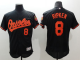 Baltimore Orioles #8 Cal Ripken Black Flexbase Collection Stitched MLB Jersey