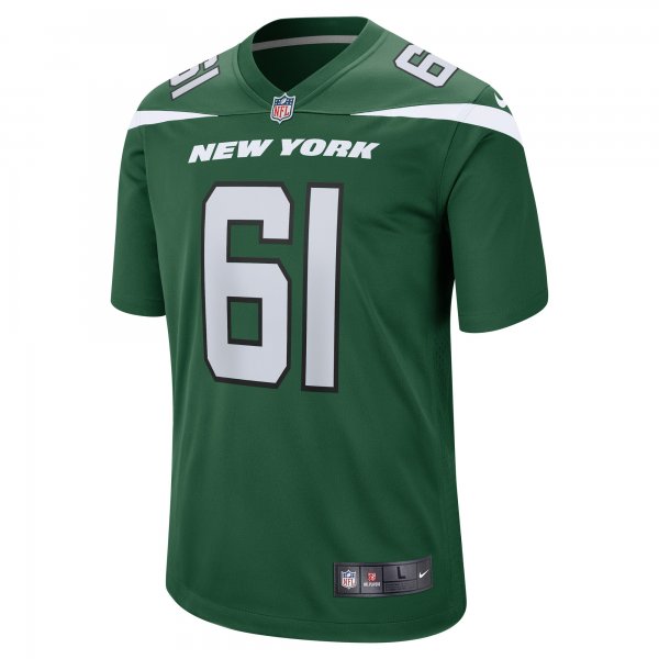 Men's New York Jets Max Mitchell Nike Gotham Green Game Player Jersey