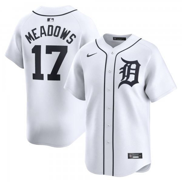 Men's Detroit Tigers Austin Meadows Nike White Home Limited Player Jersey