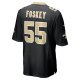 Men's New Orleans Saints Isaiah Foskey Nike  Black Team Game Jersey