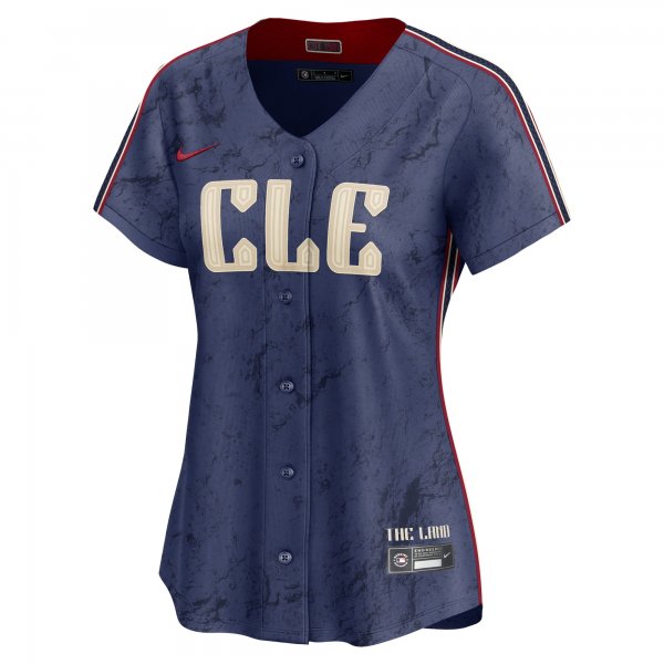 Women's Cleveland Guardians JosÃÂ© RamÃÂ­rez Nike Navy 2024 City Connect Limited Jersey