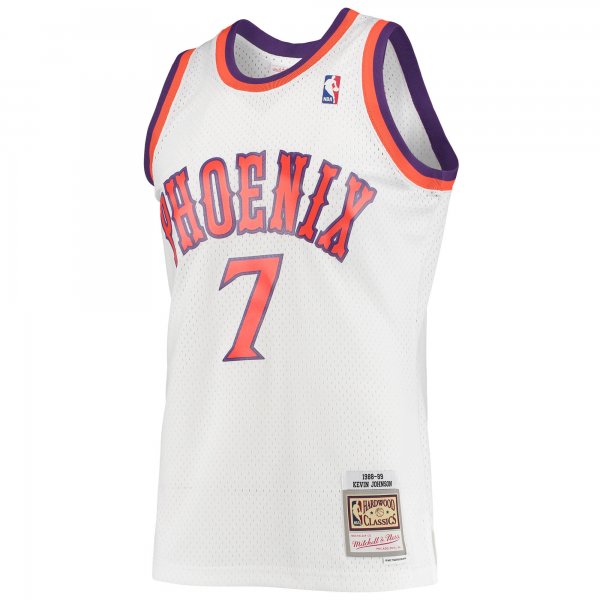 Men's Phoenix Suns Kevin Johnson Mitchell & Ness White 1988/89 Hardwood Classics Swingman Jersey