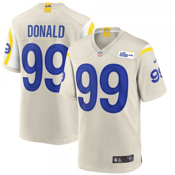 Men's Los Angeles Rams Aaron Donald Nike Bone Player Game Jersey