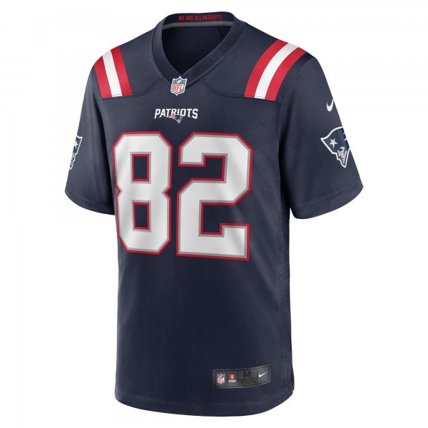 Men's New England Patriots Tre Nixon Nike Navy Player Game Jersey