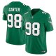 Men's Philadelphia Eagles Jalen Carter Nike Kelly Green Alternate Vapor F.U.S.E. Limited Jersey