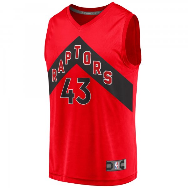 Youth Toronto Raptors Pascal Siakam Fanatics Red Fast Break Player Jersey - Icon Edition