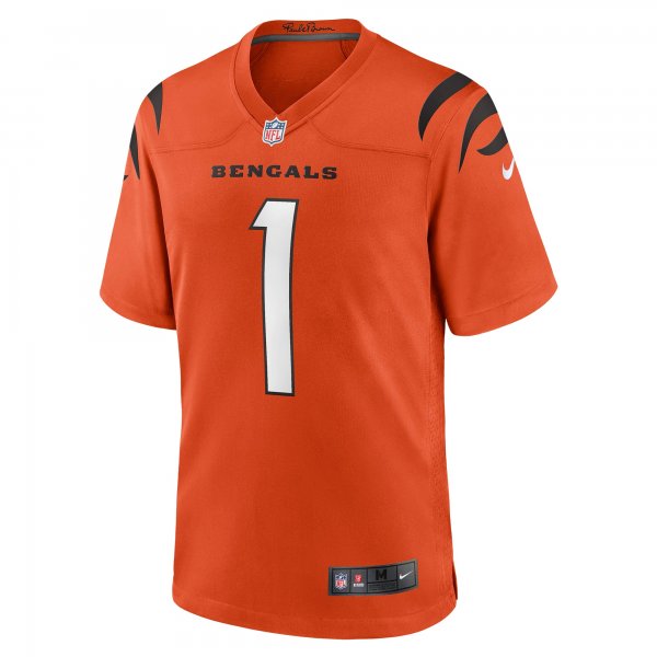 Men's Cincinnati Bengals Ja'Marr Chase Nike Orange Game Jersey