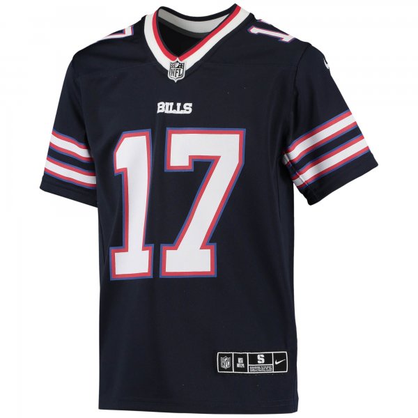 Youth Buffalo Bills Josh Allen Nike Navy Inverted Team Game Jersey