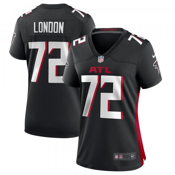 Women's Atlanta Falcons LaCale London Nike  Black  Game Jersey