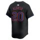 Men's New York Mets Pete Alonso Nike Black Alternate Limited Player Jersey