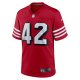 Men's San Francisco 49ers Ronnie Lott Nike Scarlet Retired Alternate Game Jersey