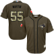 Toronto Blue Jays #55 Russell Martin Green Salute to Service Stitched MLB Jersey