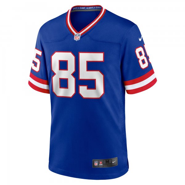 Men's New York Giants David Tyree Nike Royal Classic Retired Player Game Jersey