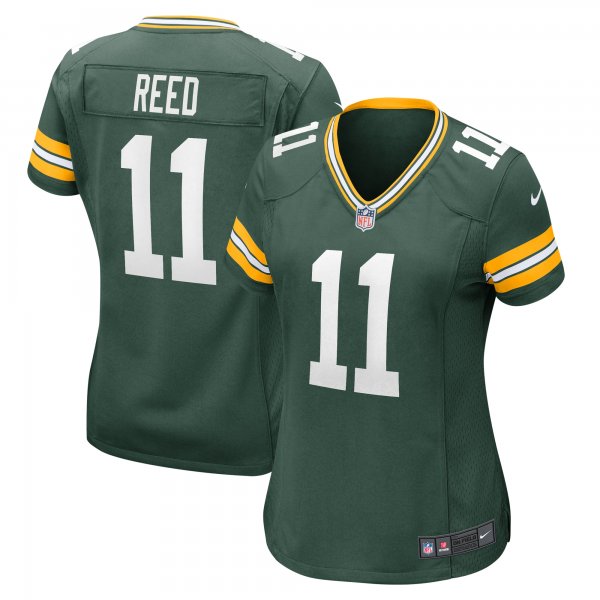 Women's Green Bay Packers Jayden Reed Nike  Green  Game Jersey