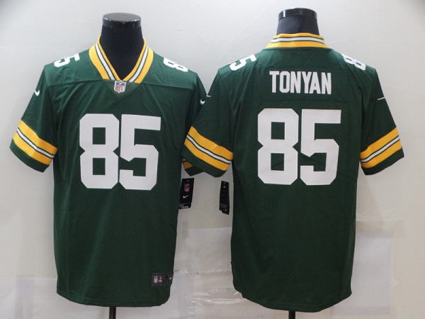 Men's Green Bay Packers #85 Robert Tonyan Green 2020 Vapor Untouchable Stitched NFL Nike Limited Jersey