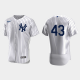 Men's New York Yankees #43 Jonathan Loaisiga White Home Flex Base MLB Jersey