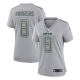 Women's New York Jets #8 Aaron Rodgers Nike Heather Gray Atmosphere Fashion Limited Jersey