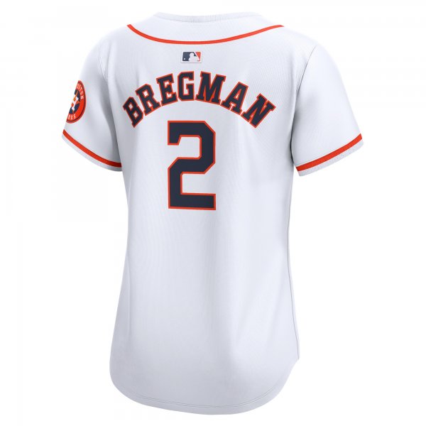 Women's Houston Astros Alex Bregman Nike White Home Limited Player Jersey